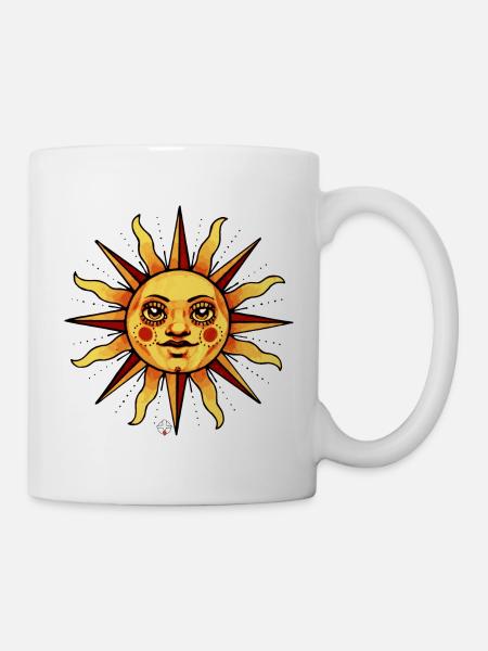 sun - Mug - white