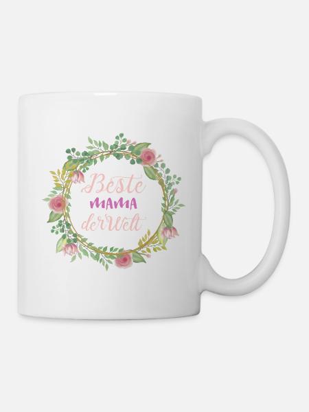 beste Mama der Welt - Tasse - Weiß