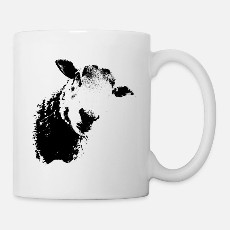 mouton - Mug blanc - blanc