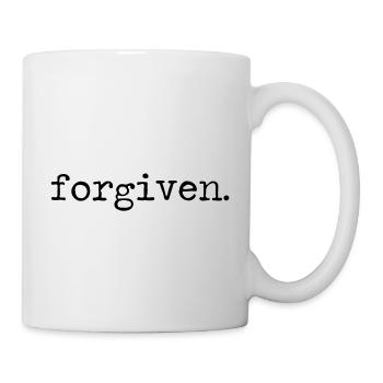Forgiven Pardon Oublié Pardon Sort - Mug blanc - blanc - Droite