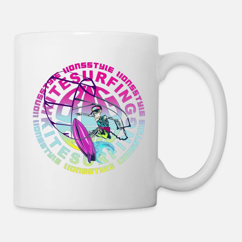 kitesurfing - Mug - white