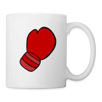 Boxing glove boxer martial arts boxing gloves boxing - Mug - white - Right