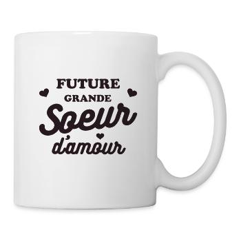 FUTURE GRANDE SOEUR D'AMOUR - Mug blanc - blanc - Droite
