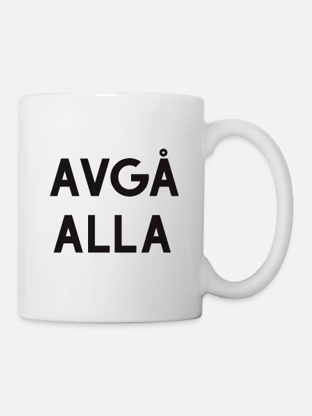 Tout démissionner - Mug blanc - blanc