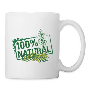 100% Natural, for our environment ! - Mug - white - Right