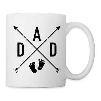 Papa - Mug blanc - blanc - Droite