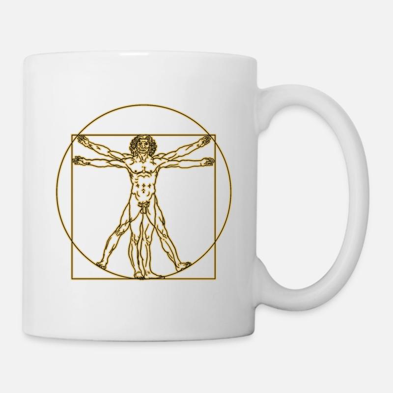 HOMME VITRUVIOUS - Mug blanc - blanc