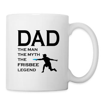 Ultimate Frisbee Game Disc Sports Dad Fathers day - Mug - white - Right