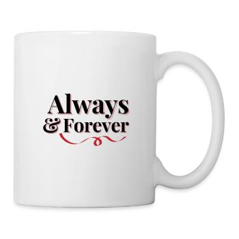 Toujours et pour toujours - Mug blanc - blanc - Droite