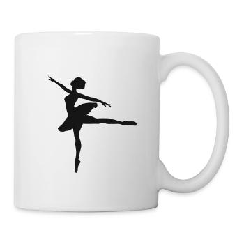 Danseur de ballet danse ballerine cadeau cours de danse - Mug blanc - blanc - Droite