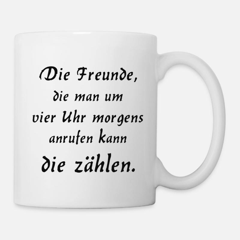 Die Freunde - Tasse - Weiß