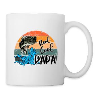 Vraiment cool pêcheur pêcheur papa papa - Mug blanc - blanc - Droite