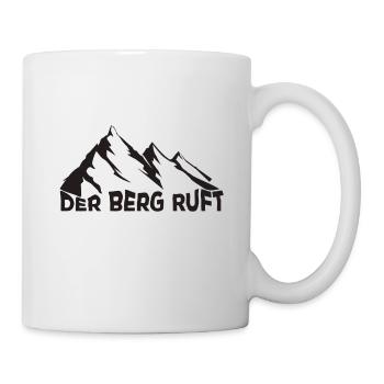 Der Berg ruft - Tasse - Weiß - Rechts