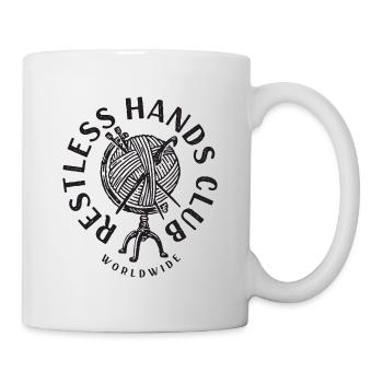 Restless Hands Club Black#2 - Tasse - Weiß - Rechts