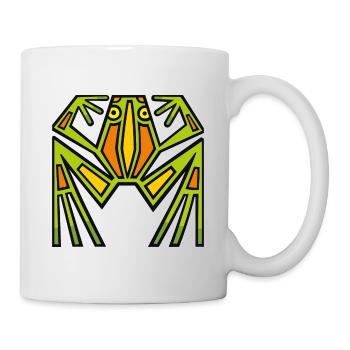 Frosch - Tasse - Weiß - Rechts