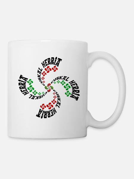 Croix du Pays Basque - Mug blanc - blanc