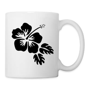 Hibiscus Blossom Blossom fleur Flower - Mug - white - Right