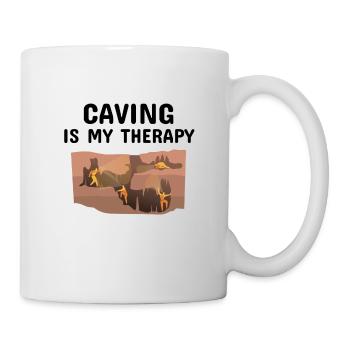 Höhlenforschung - Tasse - Weiß - Rechts