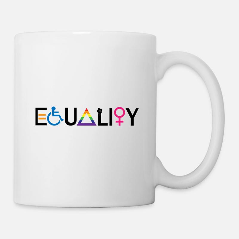 Equality Feminist Feminismus Geschenk - Tasse - Weiß