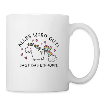 Alles wird gut - Tasse - Weiß - Rechts