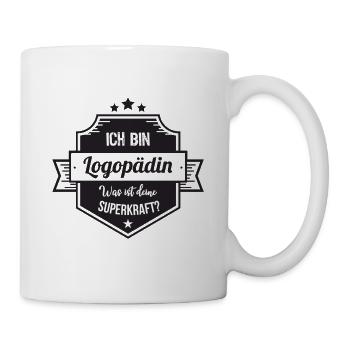 Superkraft - Tasse - Weiß - Rechts