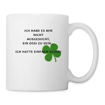 Ich habe es mir nicht ausgesucht, ein Ossi zu sein - Tasse - Weiß - Rechts