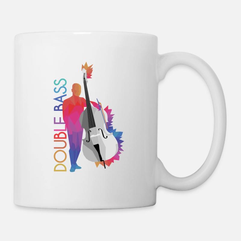 contrebasse - Mug blanc - blanc