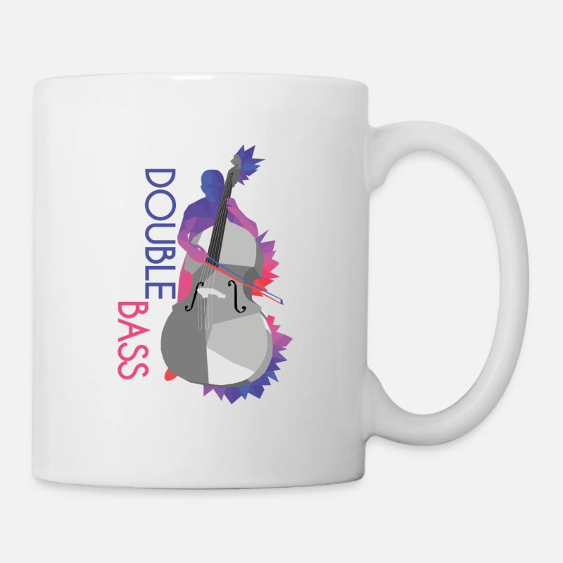 contrebasse - Mug blanc - blanc