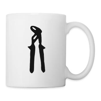 Pinces artisans artisans outil - Mug blanc - blanc - Droite