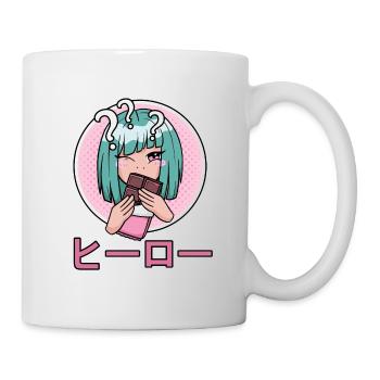Drôle d'anime, manga, cadeau kawaii - Mug blanc - blanc - Droite