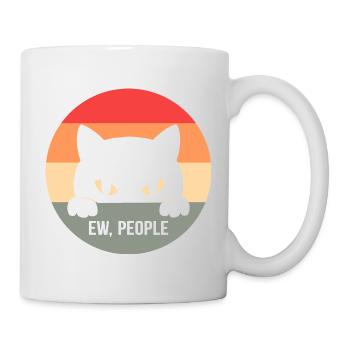 Ew People Cat Introvert and Cat Lover G - Mug - white - Right