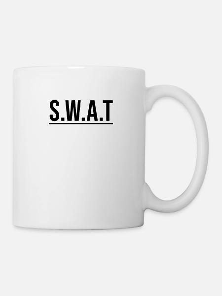 Einfaches Helles SWAT shirt Karneval - Tasse - Weiß