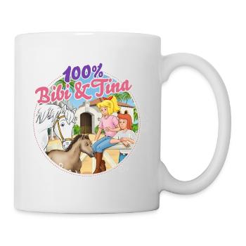 Bibi und Tina 100. Folge - Tasse - Weiß - Rechts