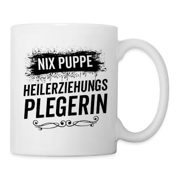 Hep | Heilerziehungspflegerin | Nix Puppe - Tasse - Weiß - Rechts