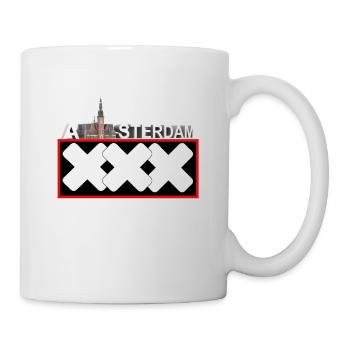 Amsterdam - Mug blanc - blanc - Droite