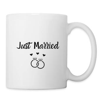 Just married - Mug blanc - blanc - Droite