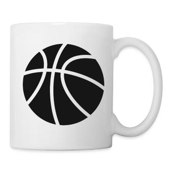 Basket-ball basket-ball basketteur amateurs de basket - Mug blanc - blanc - Droite