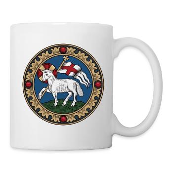 Agnus Dei Agneau de Dieu Jésus Agneau de Pâques - Mug blanc - blanc - Droite