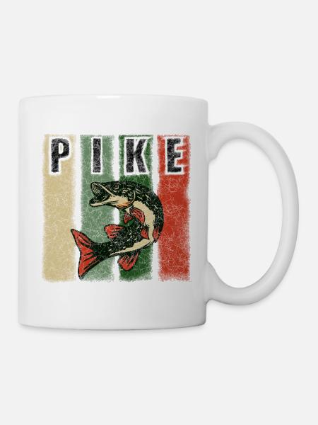Brochet de poisson - Mug blanc - blanc