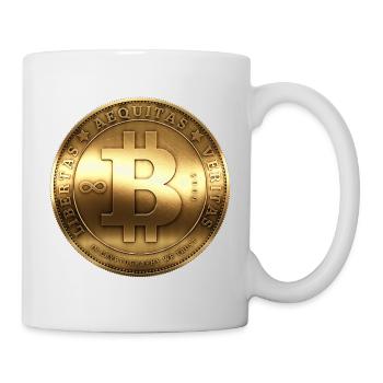 Sweat-shirt Bitcoin Shirt monnaie numérique argent - Mug blanc - blanc - Droite