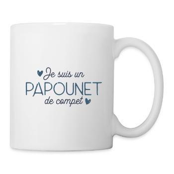 Papounet de compet cadeau original fête des pères - Mug blanc - blanc - Droite