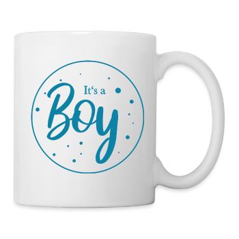 Es ist ein Junge - It's a Boy - Tasse - Weiß - Rechts