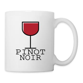 pinot noir wine red wine - Mug - white - Right