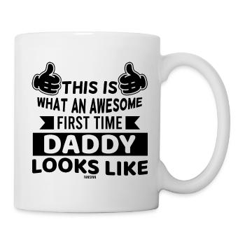 Papa homme enfants bébé fête des pères - Mug blanc - blanc - Droite