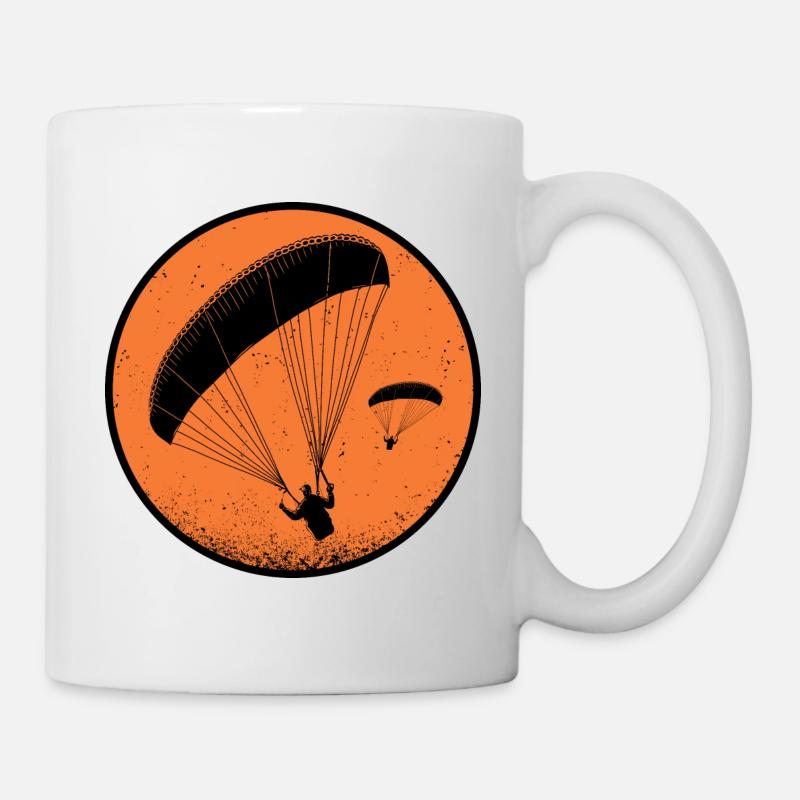 Gleitschirm Gleitschirm Gleitschirm Gleitschirm Gleitschirm - Tasse - Weiß