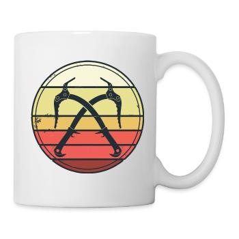 Escalade sur glace - Mug blanc - blanc - Droite