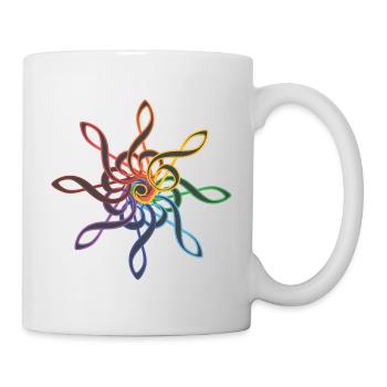 Note key Mandala - Mug - white - Right