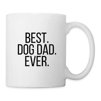 Best dog dad ever - Mug - white - Right