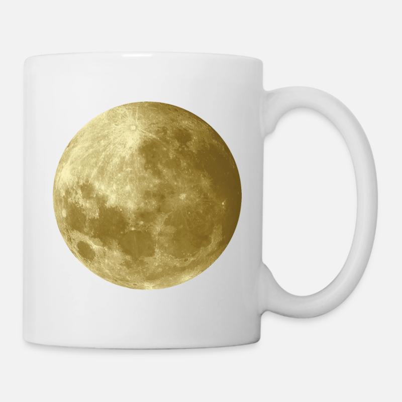 Moon in gold - Mug - white