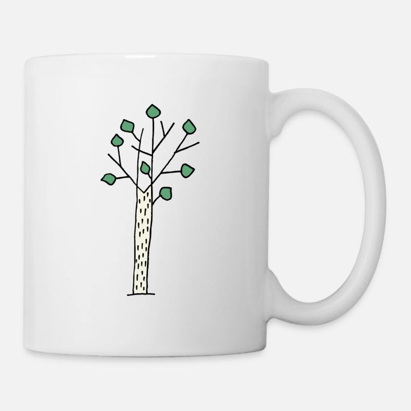 Birke BirchTree natur - Tasse - Weiß